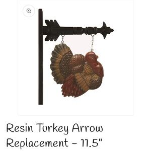 Arrow Replacement Sign Resin Turkey
